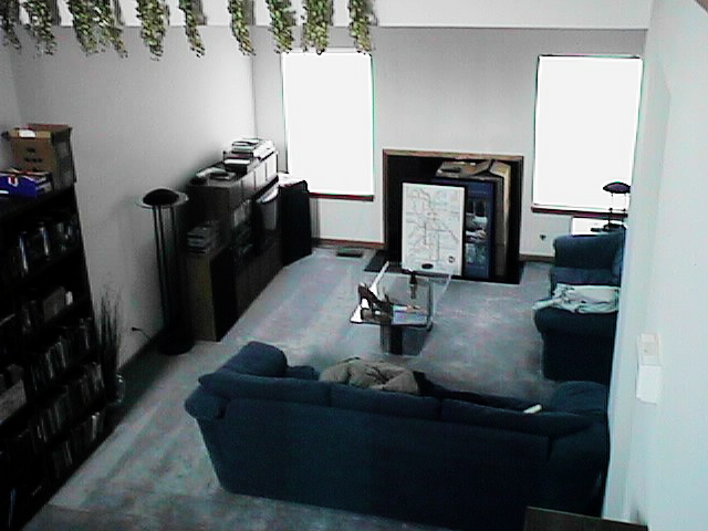 Family Room from the Upstairs Landing